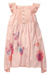 Next Pink Butterfly Dress