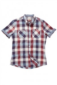 Next Red and Blue Block Check Shirt