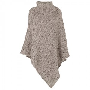 Phase Eight Coral Cable Poncho