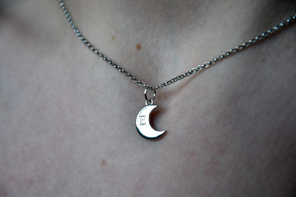 Muru Silver Moon Necklace